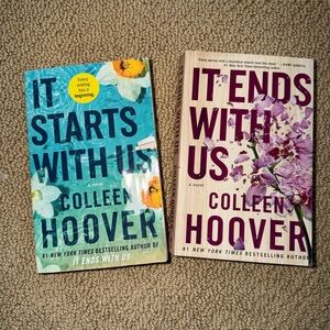 Colleen Hoover Book Set - It Starts With Us & It Ends With Us
